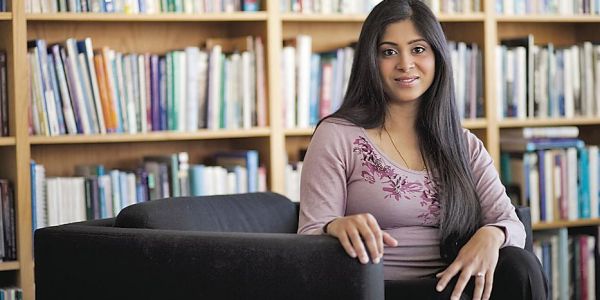 Piazzza founder Pooja Sankar. Image from the Chronicle of Higher Education